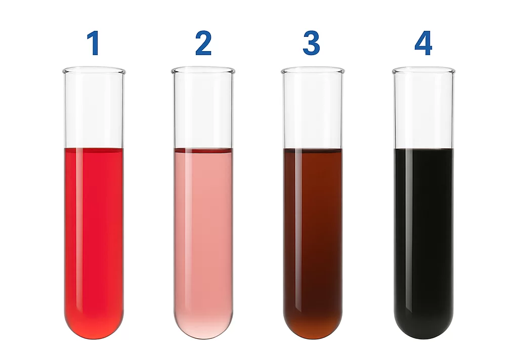 coloração fluído hidráulico